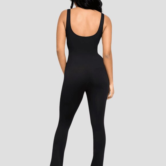 Magic Sculpt Flared Shaping Jumpsuit - Picture 5 of 12